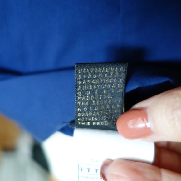 Just Cavalli blue blouse size small $380 puffed sleeves pleats Roberto Cavalli - Picture 12 of 12